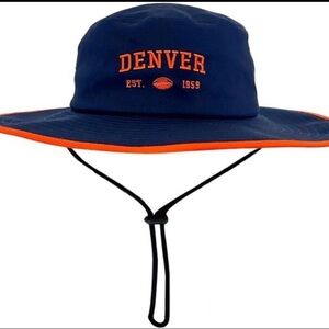 Denver Broncos Boonie Navy and Orange Wide Brim Hat